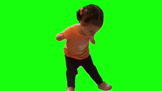 Angry Baby Stomps | Green Screen