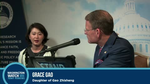 Grace Gao details the story of the Chinese government targeting her father, who is still missing