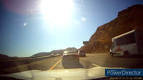 Annoying Ford Fusion left lane driver