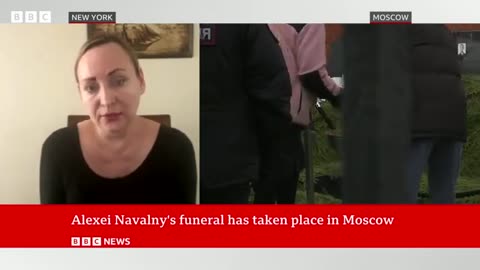 Alexei Navalny funeral held in Moscow _ BBC News