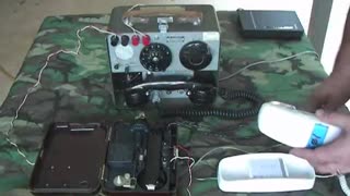 FIELD PHONE OPS: Swedish TFNAPP 386 Field Phone