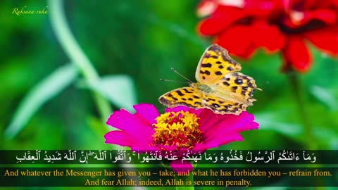 -- 4k Surah Al-Hashr سورة الحشر __ beautiful Recitation