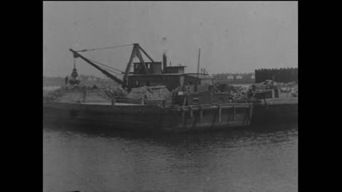 Panorama Of Riker's Island, New York (1903 Original Black & White Film)