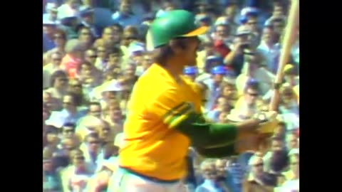 1974 World Series Game 1 Oakland A's vs Los Angeles Dodgers