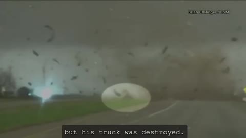 Texas Teen To Receive New Truck After Tornado Flipped His Truck [Caught On Video]