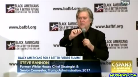 Steve Bannon Speaks At "Black Americans For A Better Future Summit"- 2017