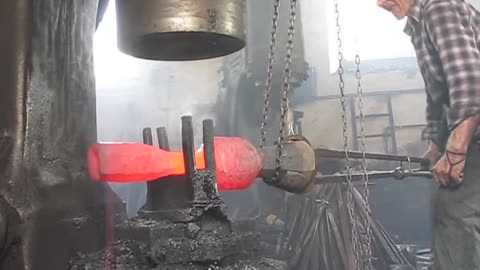 Old Man Strength, Working A Hammer Forge