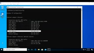 Add a second IP address in Windows 10