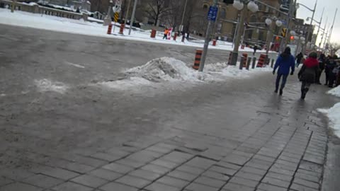 Ottawa Truckers Friday February 4 2022 Video 1 of 2
