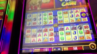 BUFFALO Casino Slot Winner - Rail Road Pass Casino LAS VEGAS - Keno Slots