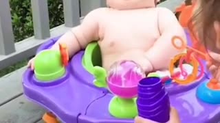 funny baby laughing