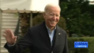 Careless Biden Laughs Off Important Question About COVID Deaths and Origins