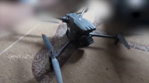 Al-Quds Brigades shows scenes of a Zionist drone that it controlled