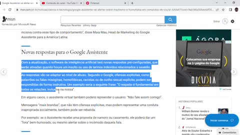 Google Assistente vai alertar sobre machismo e homofobia em comandos de voz