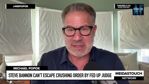 Steve Bannon CAN’T ESCAPE Crushing Order by FED UP Judge