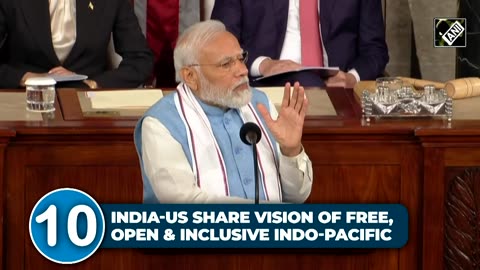 15 moments when PM Modi got a standing ovation during his address to joint session of US Congress