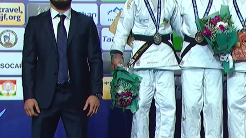 Islam Makhachev guest of honor at the Dushanbe Grand Prix 2023 Judo tournament in Tajikistan