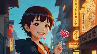 Sugary Serenade: Lofi Chibi Girl Takes You on a Melodic Journey