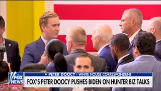Biden is not happy with that reporter. Not use to real questions