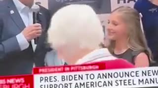 Bumbling Biden Scares Another Young Girl On Live Television