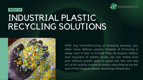 Plastic Scrap Recycling Services | Excess Poly