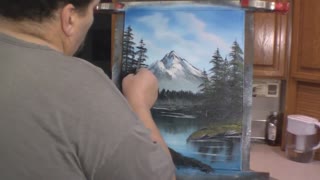 3 of 3 Mountain Painting