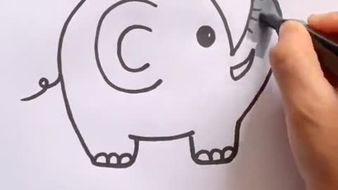 Draw Baby Elephant Simplestrokes
