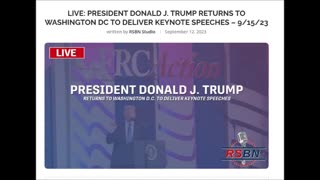 LIVE: President Donald J. Trump Returns to Washington DC to Deliver Keynote Speeches