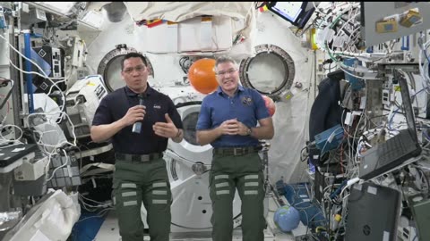 Expedition - Space Station Crew Answers Kingfisher, Oklahoma, Student Questions