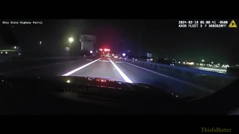 Dash cam shows 120+ mph police chase end in crash in Liberty Township