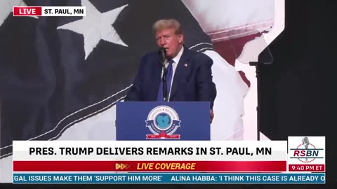 “We’re gonna rescue the Iron Range.” — President Trump in Minnesota