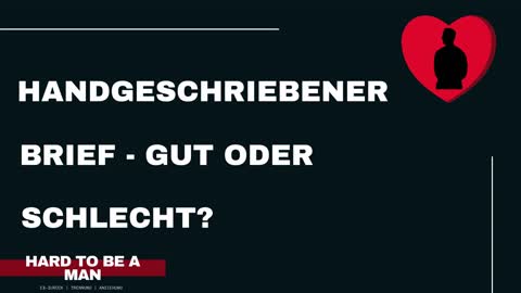 Handgeschriebene Nachrichten und Briefe - Ja oder Nein?