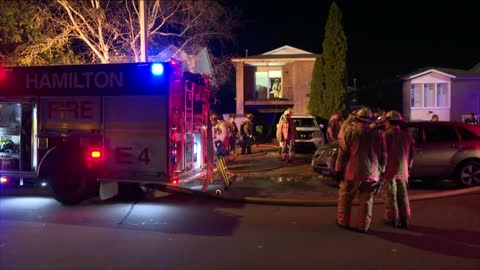 13 hospitalized, including 10 children, after house fire in Hamilton