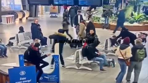 knife attack in Brussels these days 01 17 2023