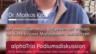 Dr. MARKUS KRALL - Wirtschaftsminister = Zerstörungsminister ! Enteignungswelle Immobilienbesitzer !