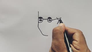How to draw boy turn word into boy | Easy boy Drawing Step by Step