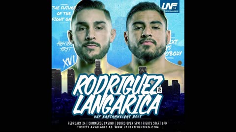 Joseph Rodriguez vs. Jesse Langarica Ceremonial Weigh-Ins MMA