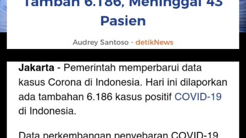 Kasus Corona RI 9 November Tambah 6.186, Meninggal 43 Pasien