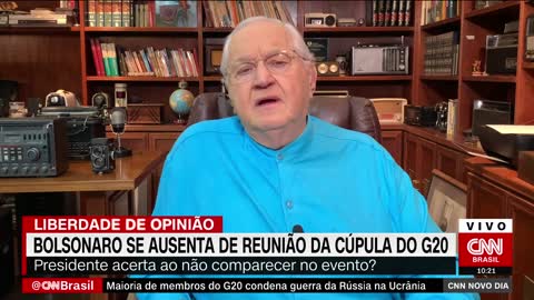 Boris Casoy: Ausência de Bolsonaro no G20 é compreensível - Liberdade de Opinião