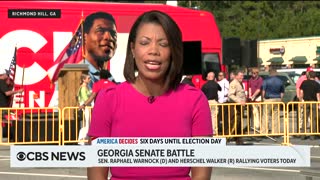 Georgia Senate candidates hold rallies as Election Day approaches