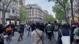 Rioters Are Enlivened As Macron Gets Reelected