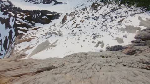 A Mountain Landscape With Snow