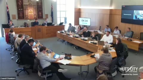 Hutt City Council Meeting, NZ Are Told to Stop Rolling Out The Great Reset
