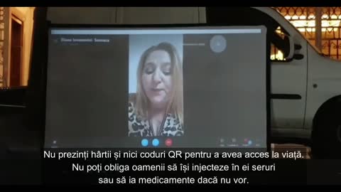 Diana Șoșoacă susține un discurs în fața a mii de italieni in Italia