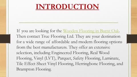 Wooden Flooring in Burnt Oak