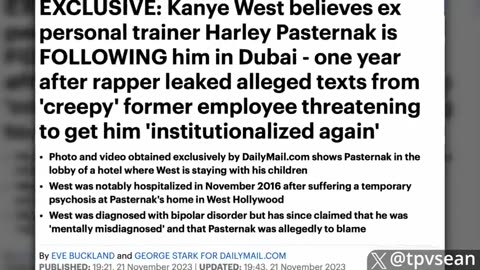 PSYOP KANYE WEST: HOLLYWOOD ELITES ARE COMPROMISED 'BECAUSE THEY HAVE SEX WITH KIDS'!