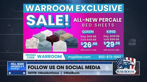 Mike Lindell Returns With BIG NEW DEAL's For The WarRoom Posse At mypillow.com/warroom