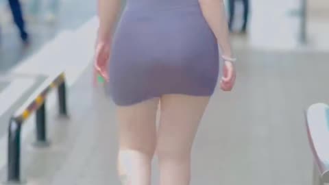 Cute girl shorts walking ♥️🥰♥️🥰♥️🥰♥️♥️♥️🥰
