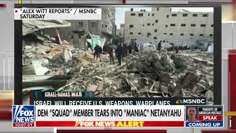 Democrat 'Squad' member tears into 'maniac' Netanyahu