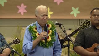 Biden tells Maui wildfire victims made up story about almost losing his house to a fire